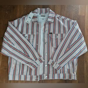 Wrangler Striped Denim Jacket